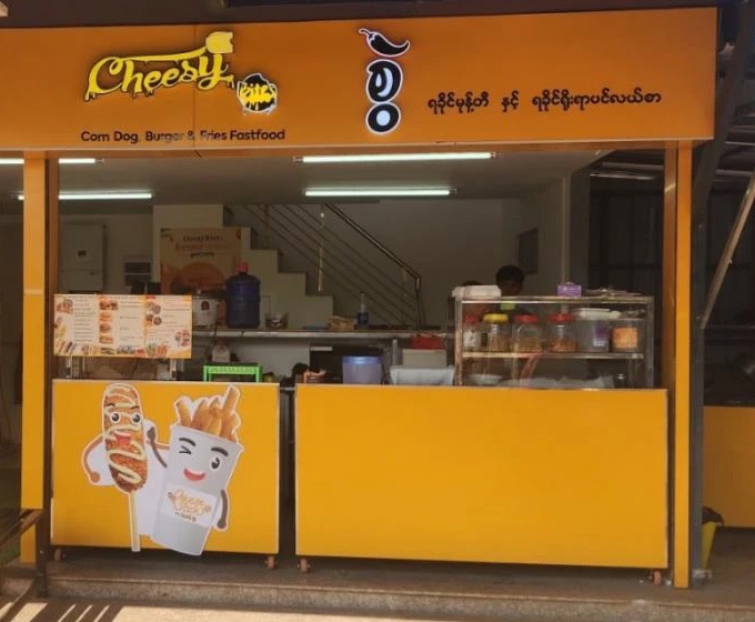 Cheesy Bites franchise counter